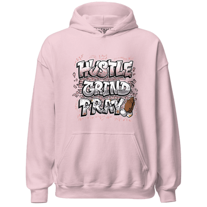 Red Stardust 3s Hoodie Match Hustle Grind Pray - NastyJamz