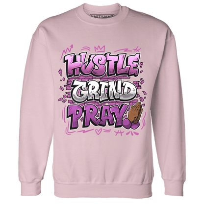 GS Hyper Violet 4s Sweatshirt Match Hustle Grind Pray - NastyJamz