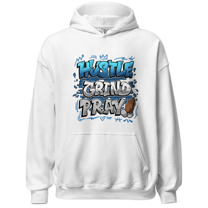 Industrial Blue 4s Hoodie Match Hustle Grind Pray - NastyJamz