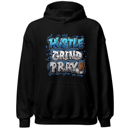 Industrial Blue 4s Hoodie Match Hustle Grind Pray - NastyJamz