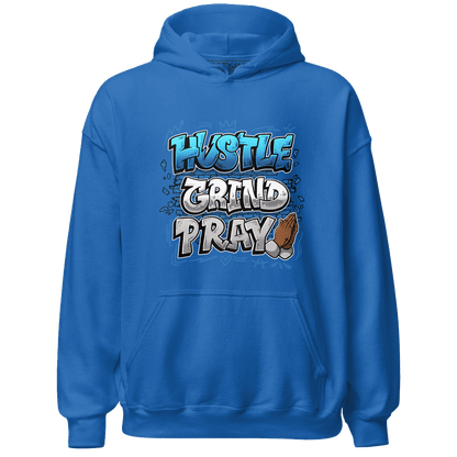 Industrial Blue 4s Hoodie Match Hustle Grind Pray - NastyJamz
