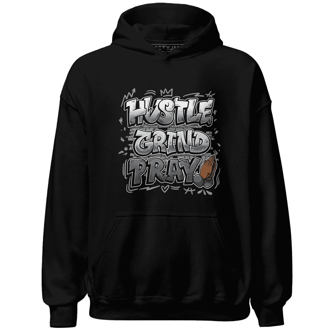 Paris Olympicsss 4s Hoodie Match Hustle Grind Pray - NastyJamz