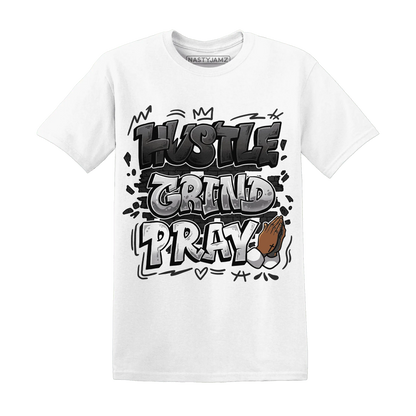 White-Thunder-4s-T-Shirt-Match-Hustle-Grind-Pray