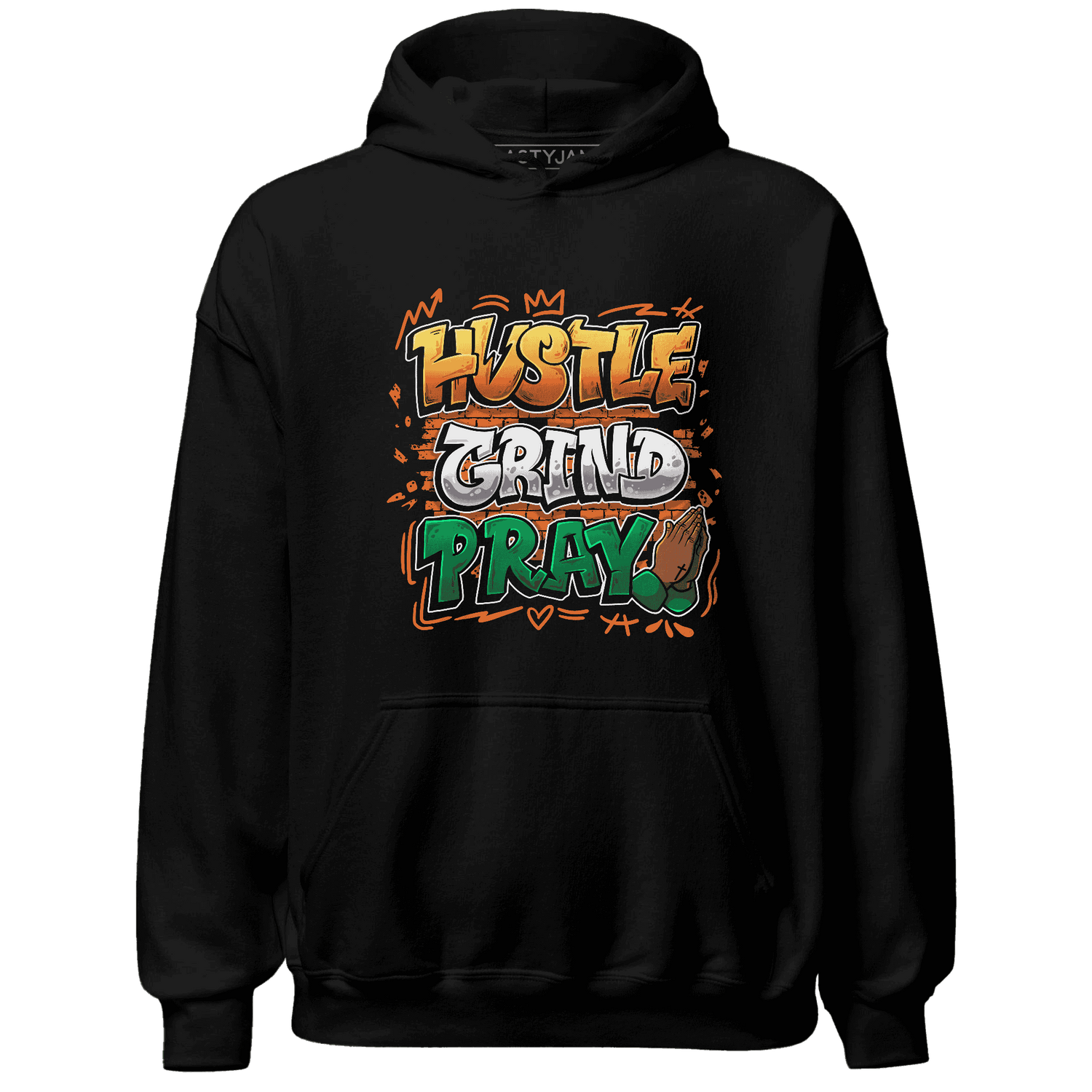 MAM Hurricanes 5s Hoodie Match Hustle Grind Pray - NastyJamz