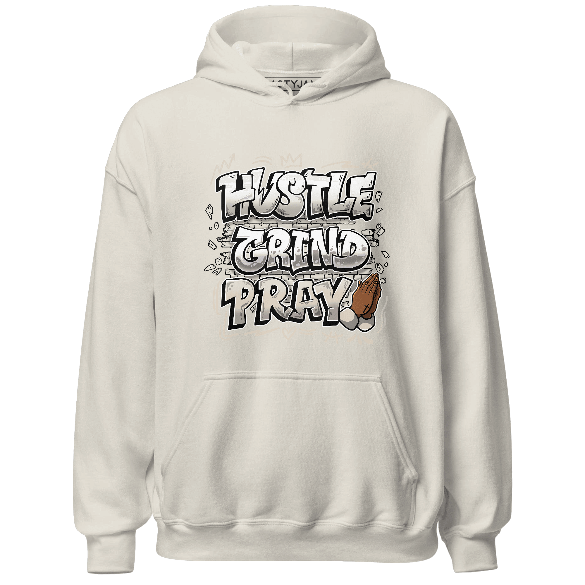 SE Sail 5s Hoodie Match Hustle Grind Pray - NastyJamz