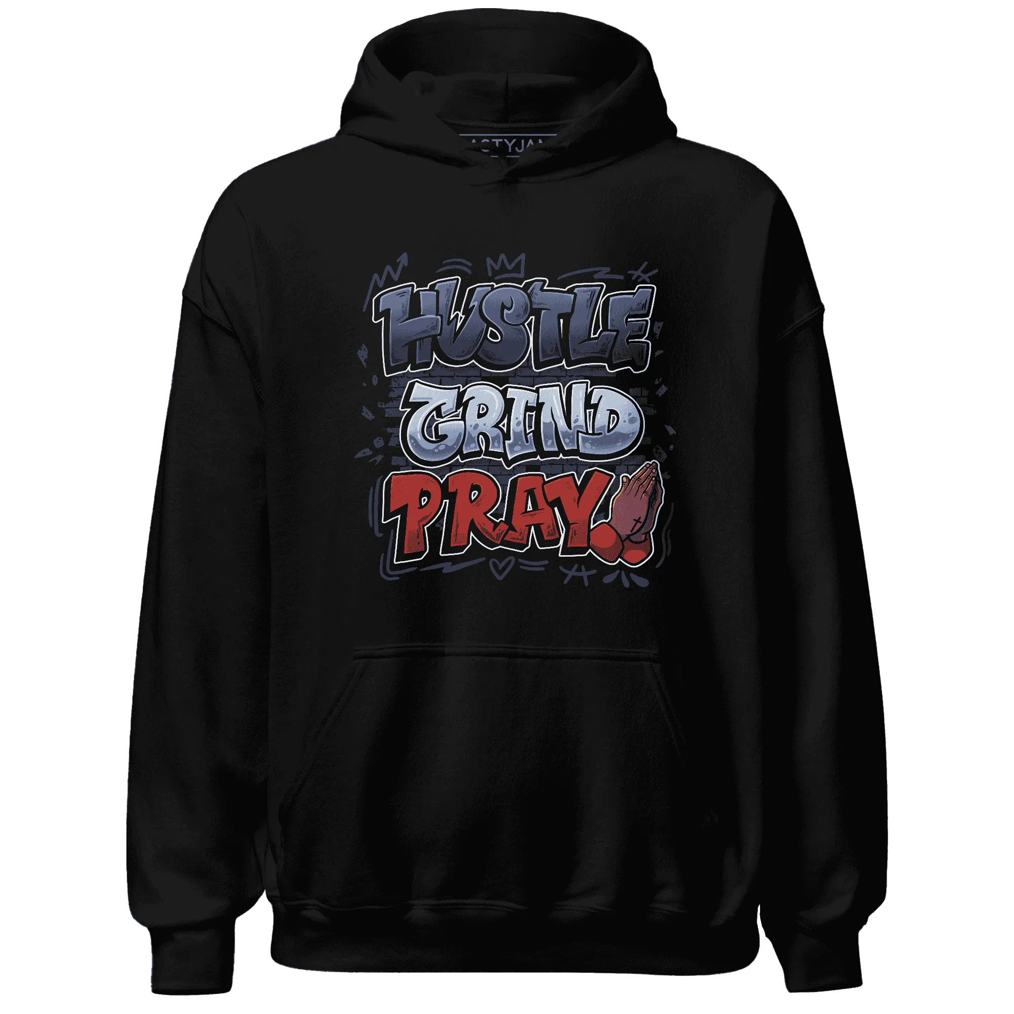 White-Navy-6s-Hoodie-Match-Hustle-Grind-Pray