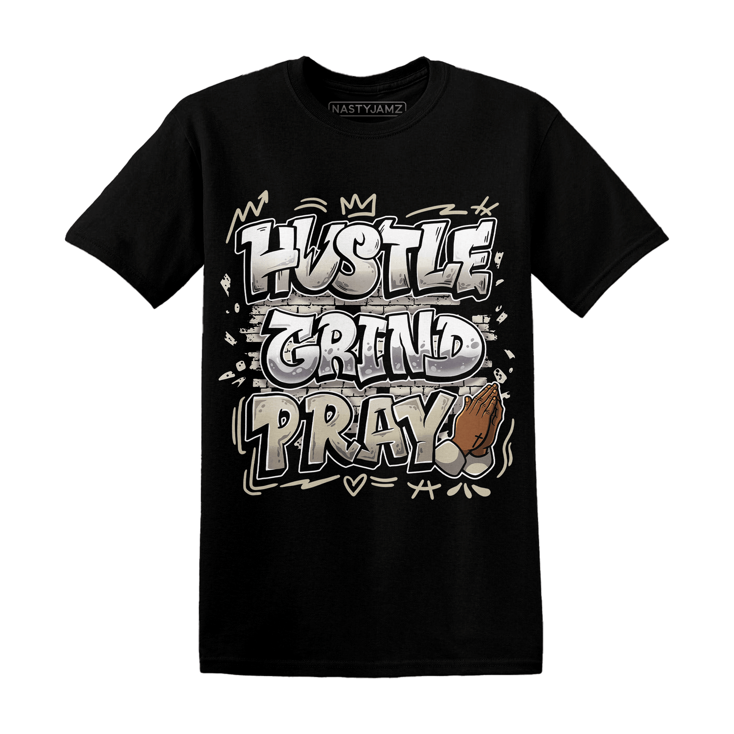 Gratitude 11s T Shirt Match Hustle Grind Pray - NastyJamz