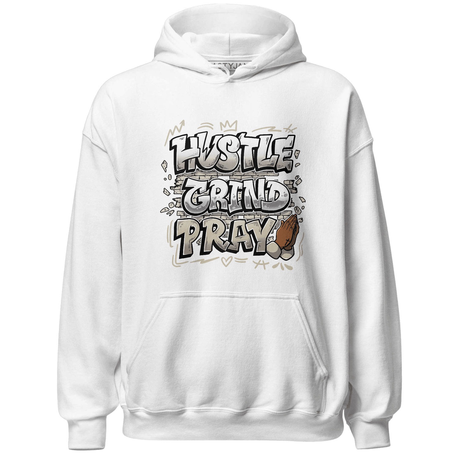 Gratitude 11s Hoodie Match Hustle Grind Pray - NastyJamz