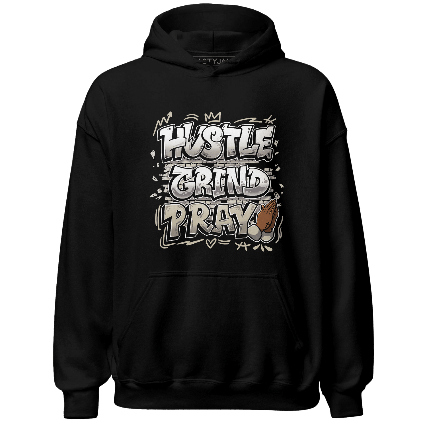 Gratitude 11s Hoodie Match Hustle Grind Pray - NastyJamz