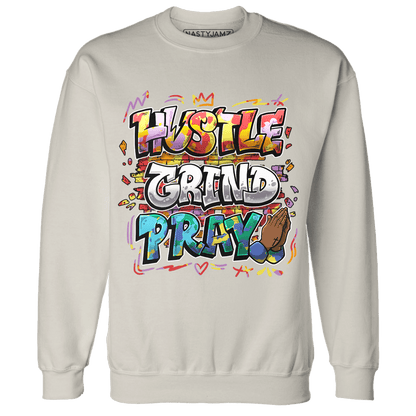 Mid GS Six Championships 1s Sweatshirt Match Hustle Grind Pray - NastyJamz