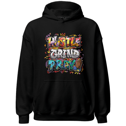 Mid GS Six Championships 1s Hoodie Match Hustle Grind Pray - NastyJamz