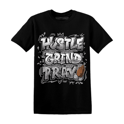 Craft Ivory 3s T Shirt Match Hustle Grind Pray - NastyJamz