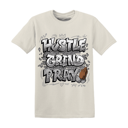 Craft Ivory 3s T Shirt Match Hustle Grind Pray - NastyJamz