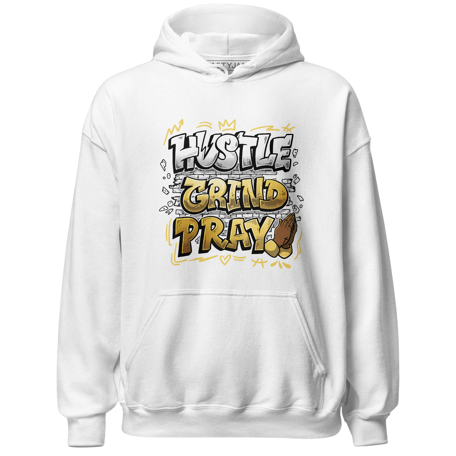 Sail 4s Hoodie Match Hustle Grind Pray - NastyJamz