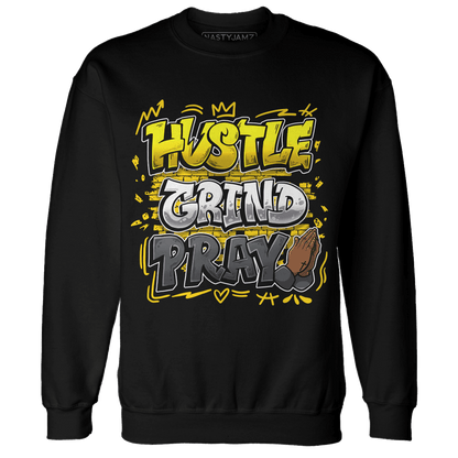 Thunder 4s Sweatshirt Match Hustle Grind Pray - NastyJamz