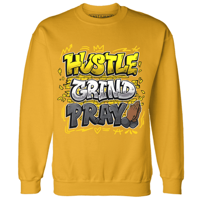 Thunder 4s Sweatshirt Match Hustle Grind Pray - NastyJamz