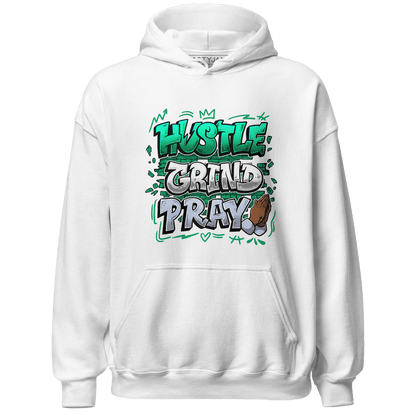 Lucky Green 5s Hoodie Match Hustle Grind Pray - NastyJamz