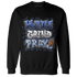 Midnight Navy 5s Sweatshirt Match Hustle Grind Pray - NastyJamz