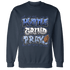 Midnight Navy 5s Sweatshirt Match Hustle Grind Pray - NastyJamz