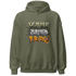 Olive 5s Hoodie Match Hustle Grind Pray - NastyJamz
