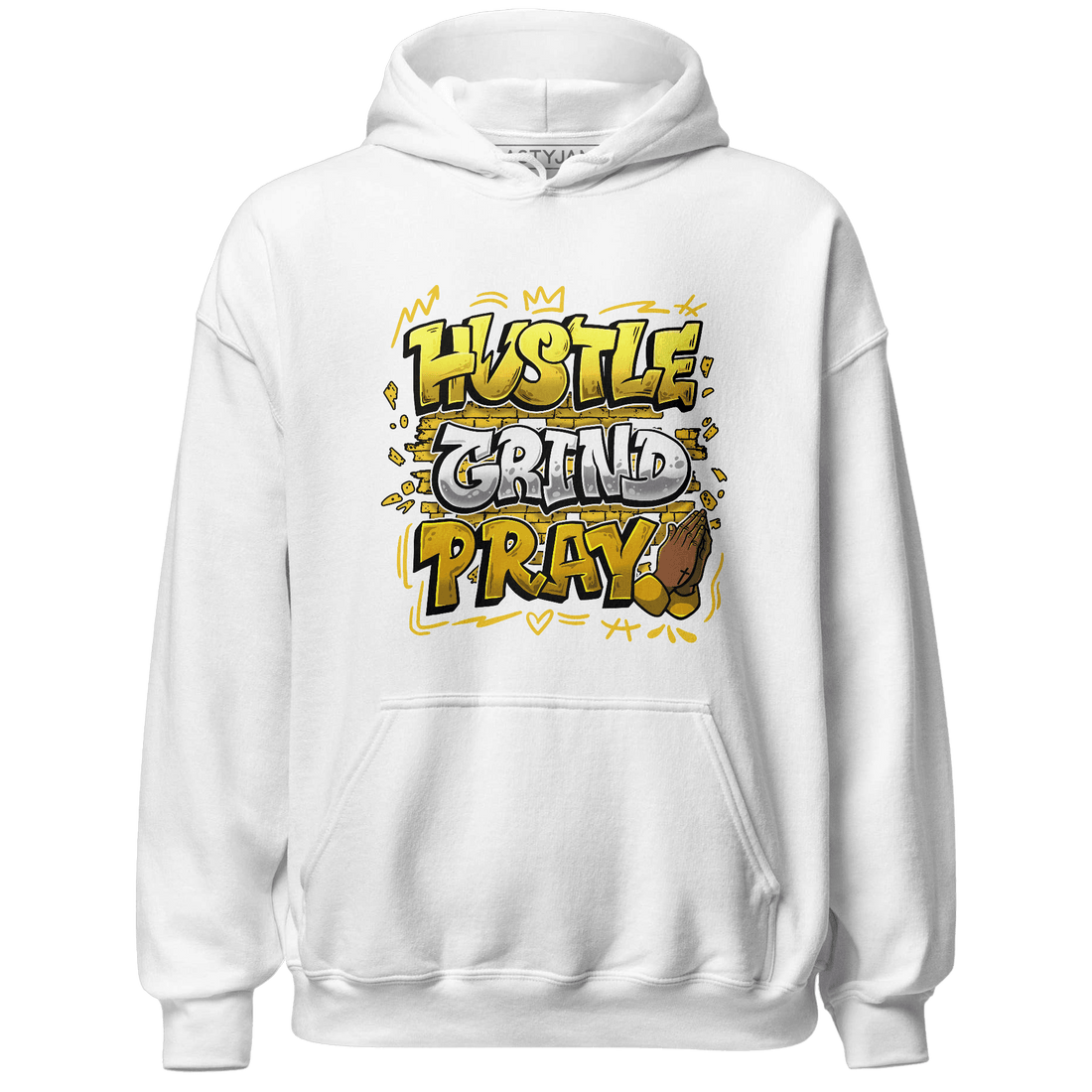Yellow Ochre 6s Hoodie Match Hustle Grind Pray - NastyJamz
