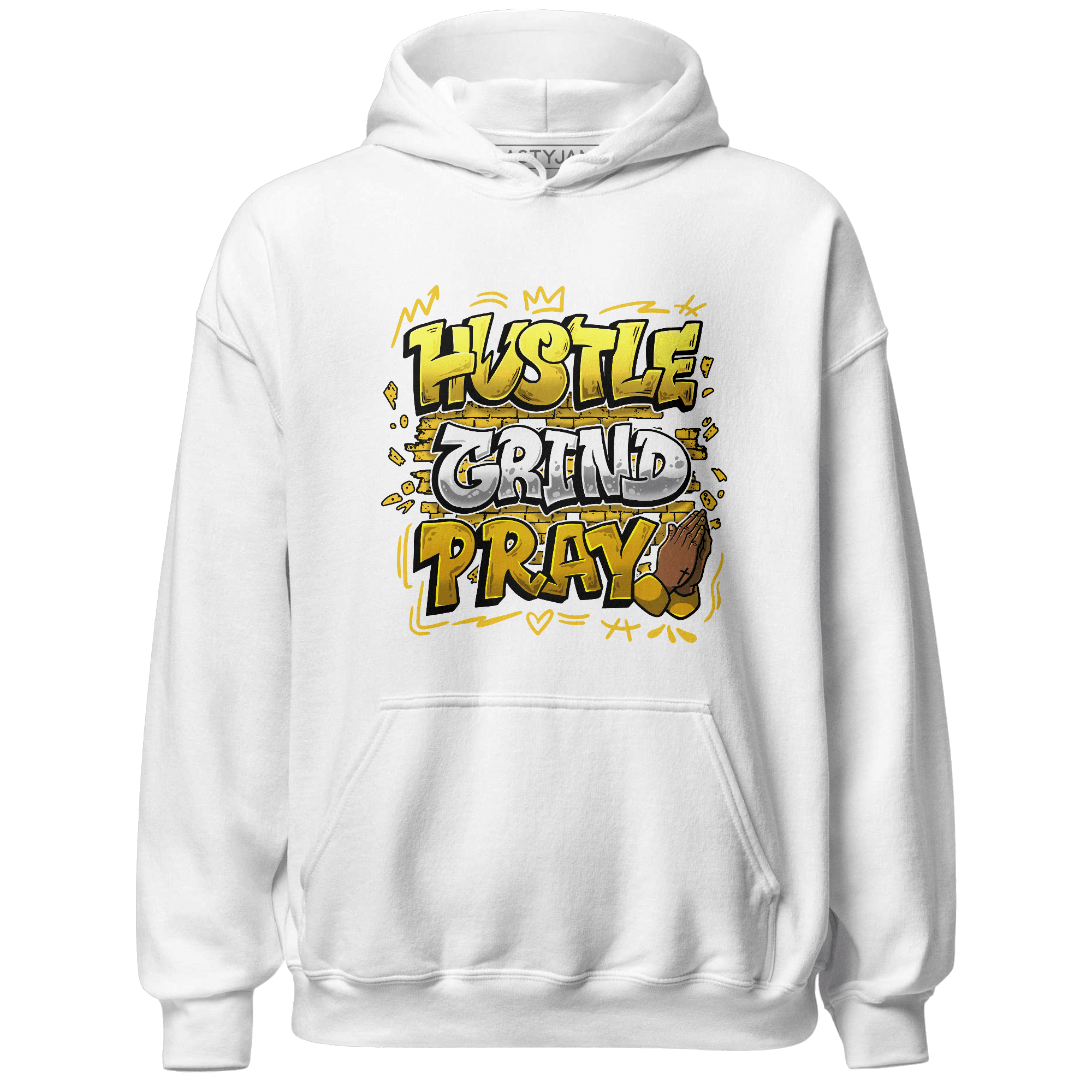 Yellow Ochre 6s Hoodie Match Hustle Grind Pray - NastyJamz