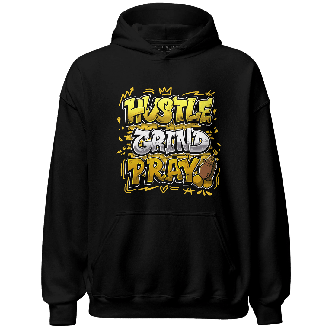 Yellow Ochre 6s Hoodie Match Hustle Grind Pray - NastyJamz