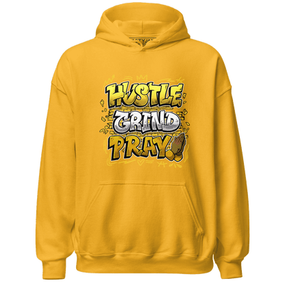 Yellow Ochre 6s Hoodie Match Hustle Grind Pray - NastyJamz