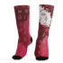 High 85 Metallic Burgundy 1s Socks Match Hustle Grind Pray 3D All-Over Print - NastyJamz