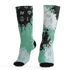 High OG Green Glow 1s Socks Match Hustle Grind Pray 3D All-Over Print - NastyJamz