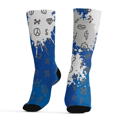 Air Max 1 86 Royal Socks Match Hustle Grind Pray 3D All-Over Print - NastyJamz