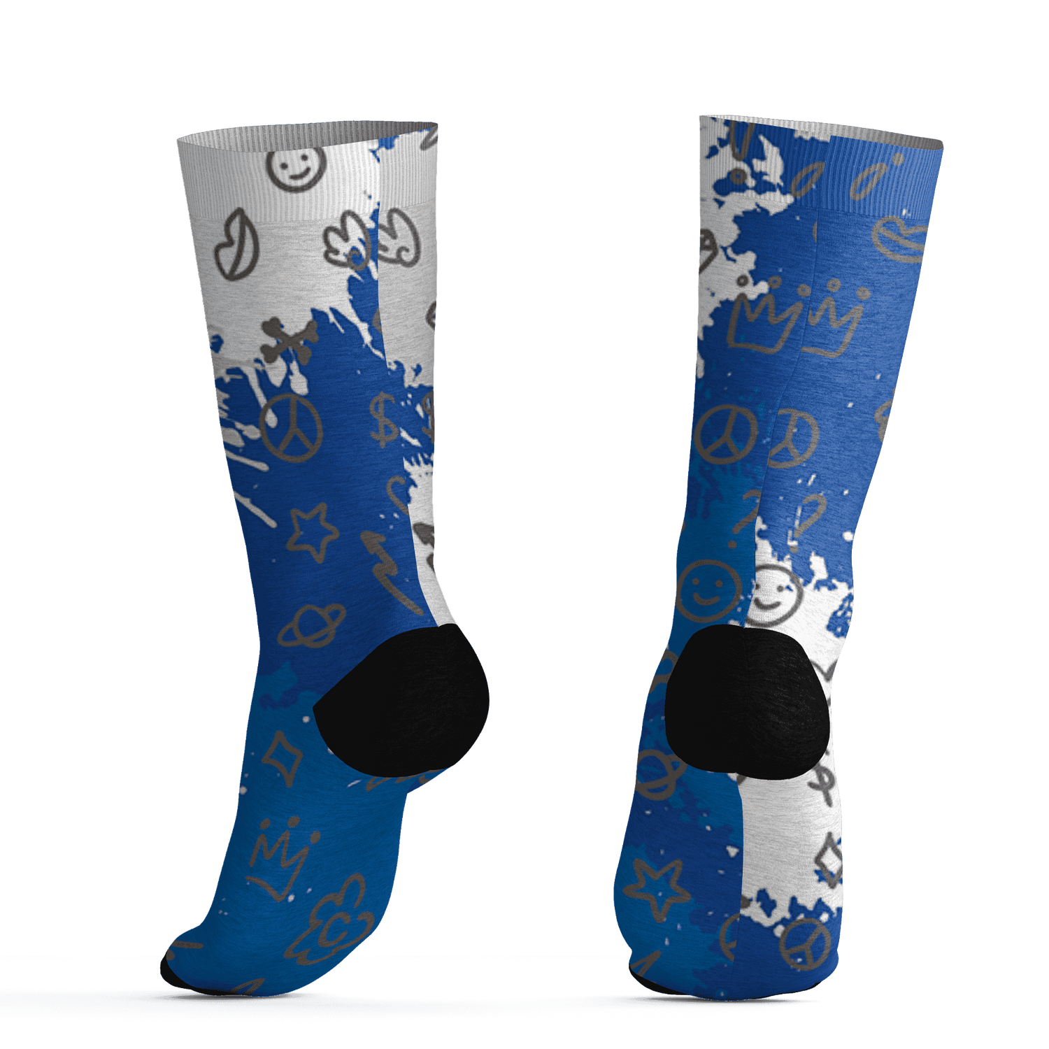 Air Max 1 86 Royal Socks Match Hustle Grind Pray 3D All-Over Print - NastyJamz