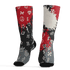 JD Jumman Jack Red Socks Match Hustle Grind Pray 3D All-Over Print - NastyJamz