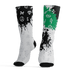 Lucky Green 5s Socks Match Hustle Grind Pray 3D All-Over Print - NastyJamz