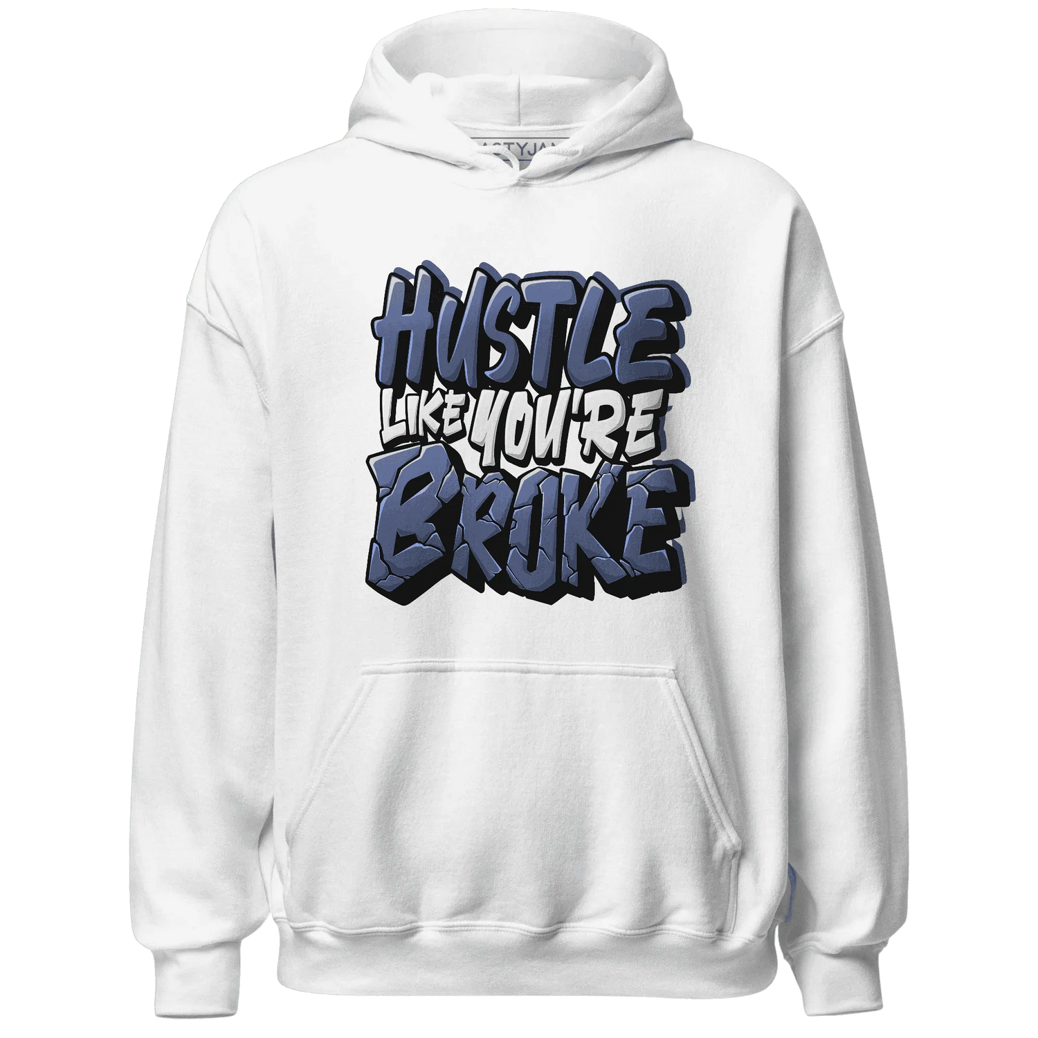Low-Diffused-Blue-11s-Hoodie-Match-Hustle-Like-Broke