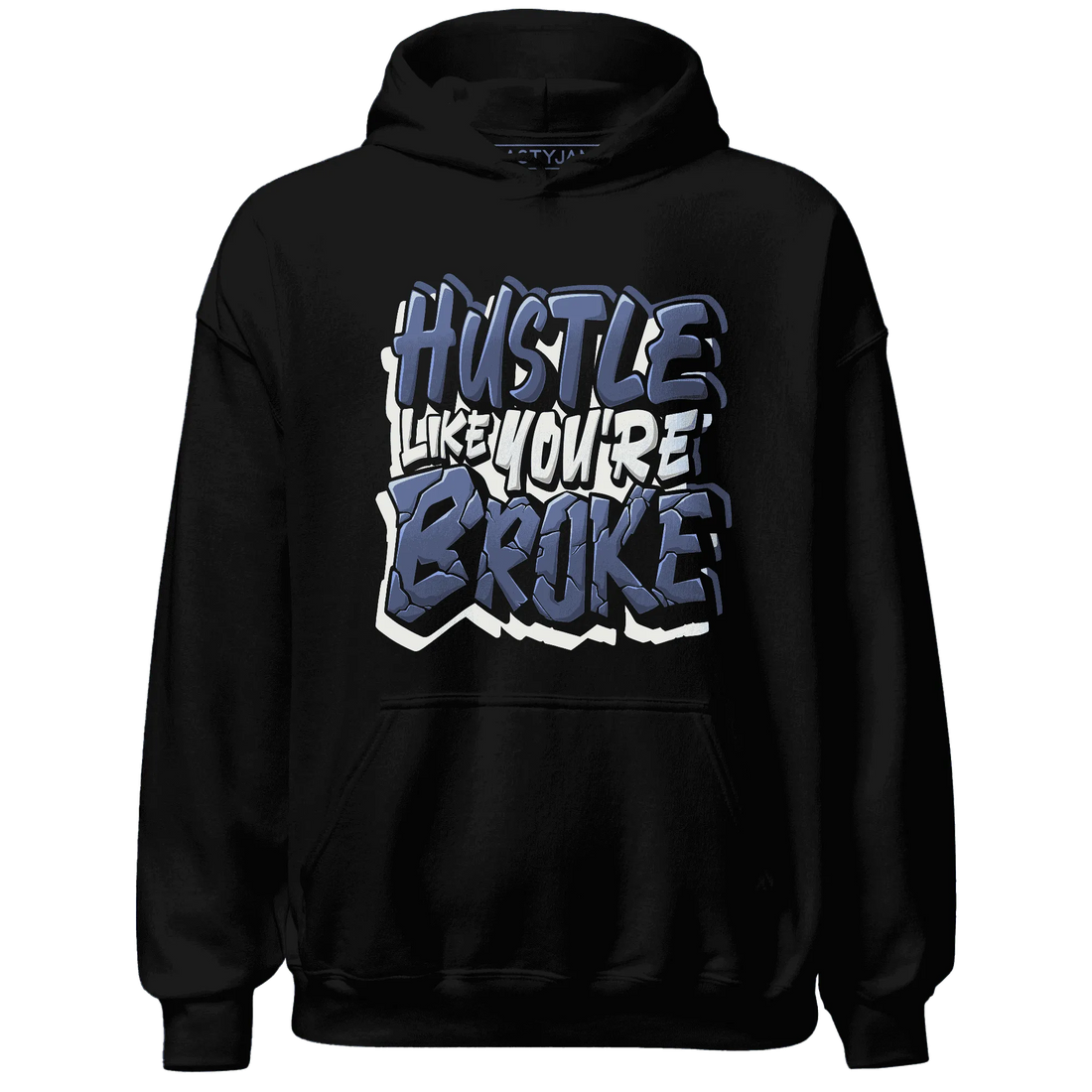 Low-Diffused-Blue-11s-Hoodie-Match-Hustle-Like-Broke