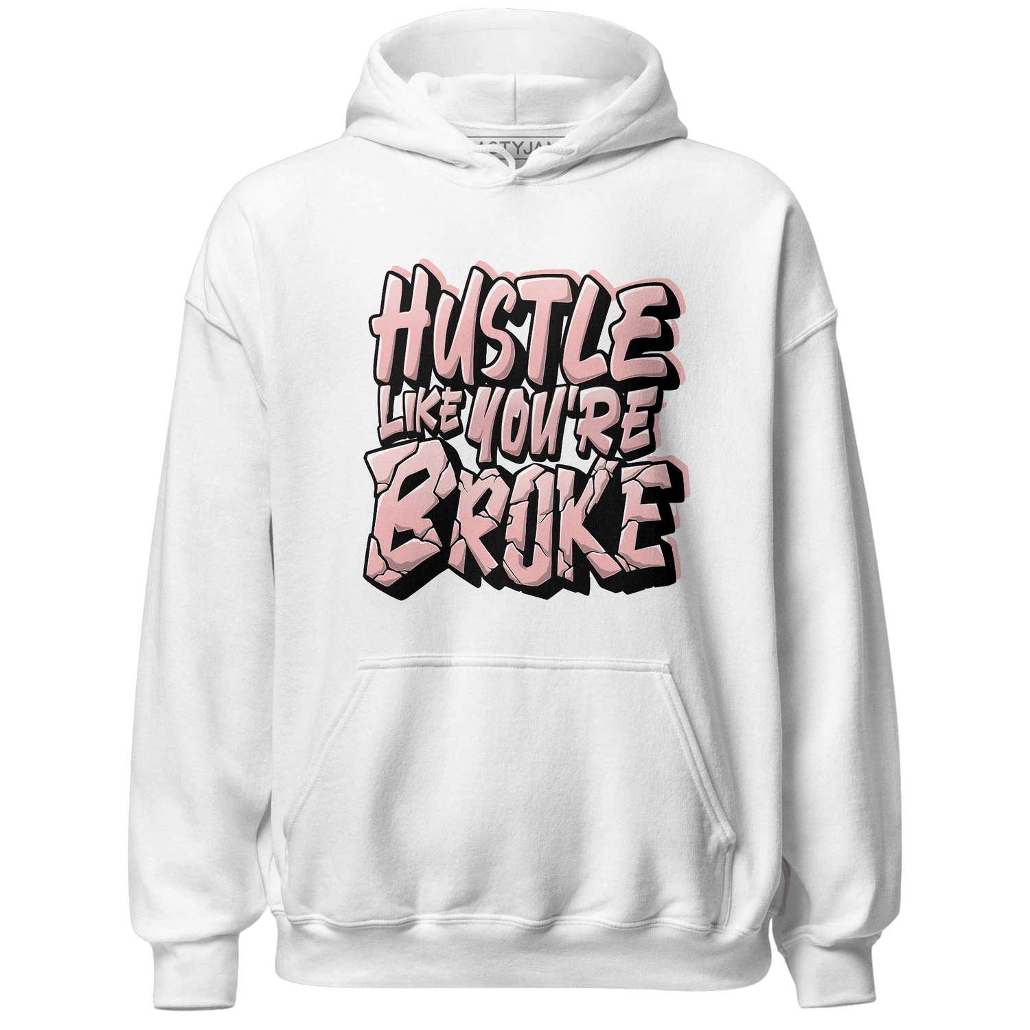 Low Legend Pink 11s Hoodie Match Hustle Like Broke - NastyJamz
