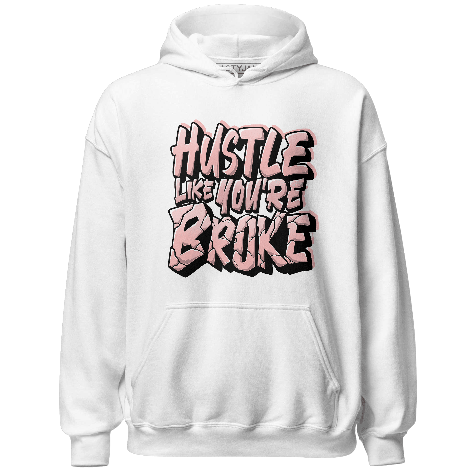 Low Legend Pink 11s Hoodie Match Hustle Like Broke - NastyJamz