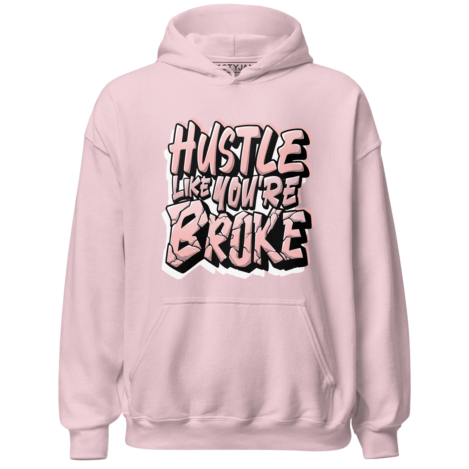 Low Legend Pink 11s Hoodie Match Hustle Like Broke - NastyJamz