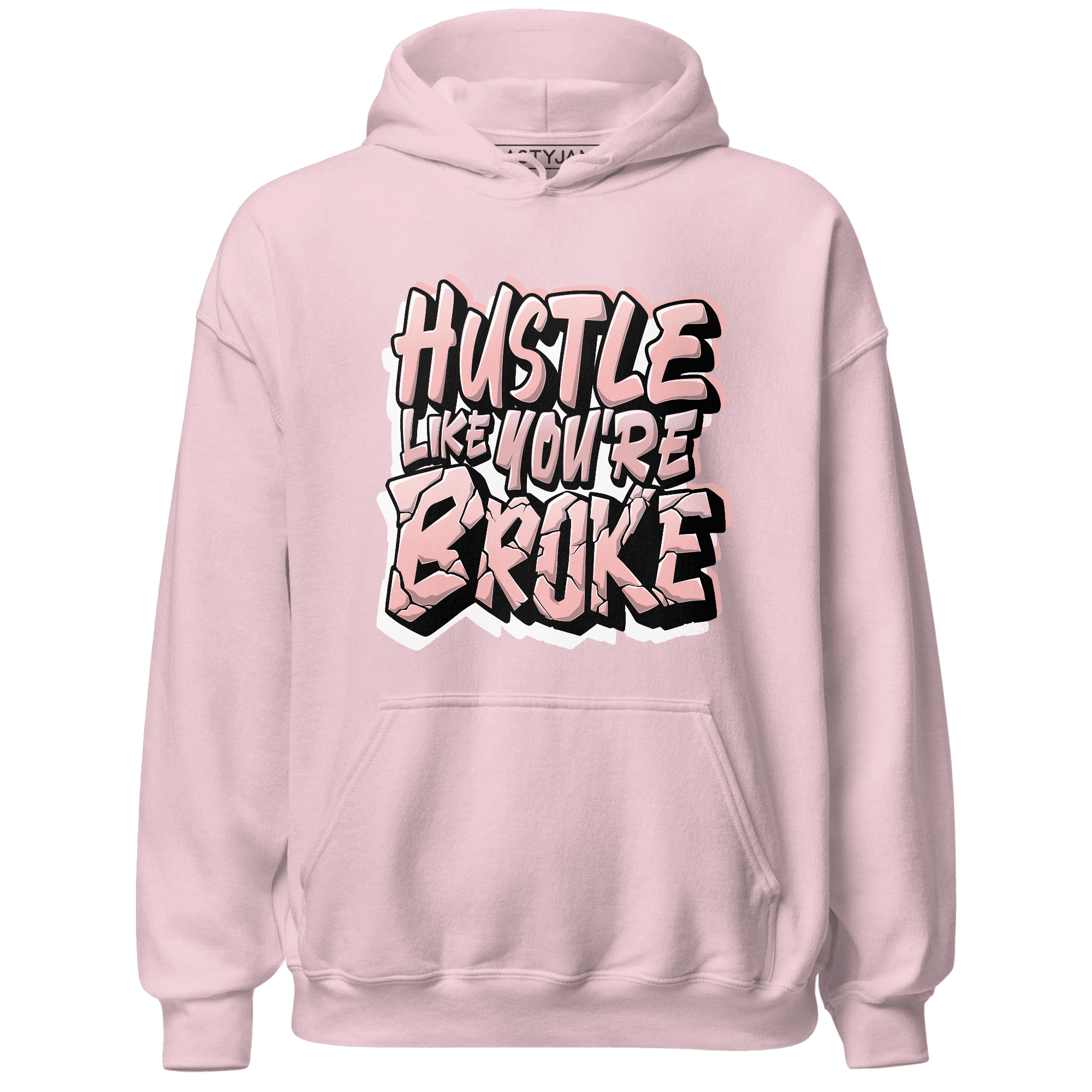 Low Legend Pink 11s Hoodie Match Hustle Like Broke - NastyJamz