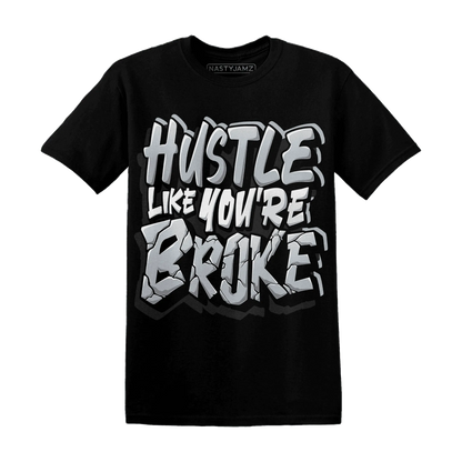 NastyJamz-Wolf-Grey-12s-T-Shirt-Match-Hustle-Like-Broke