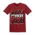 Dune Red 13s T Shirt Match Hustle Like Broke - NastyJamz