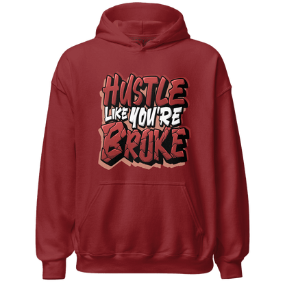 Dune Red 13s Hoodie Match Hustle Like Broke - NastyJamz
