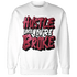 High 85 Metallic Burgundy 1s Sweatshirt Match Hustle Like Broke - NastyJamz