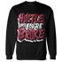 High 85 Metallic Burgundy 1s Sweatshirt Match Hustle Like Broke - NastyJamz