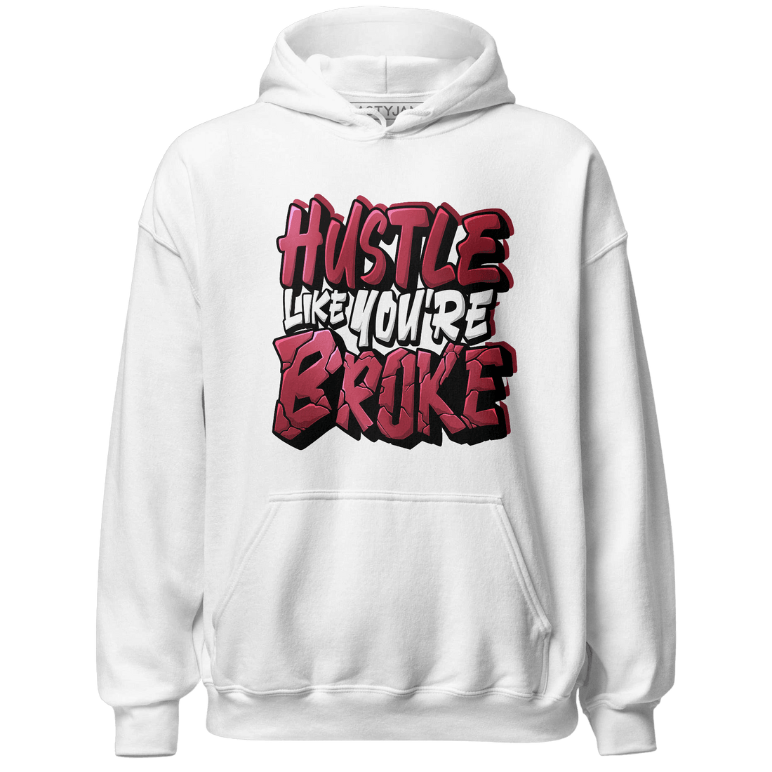 High 85 Metallic Burgundy 1s Hoodie Match Hustle Like Broke - NastyJamz