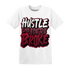 High White Team Red 1s T Shirt Hustle Like Broke - NastyJamz