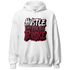 High White Team Red 1s Hoodie Match Hustle Like Broke - NastyJamz