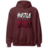 High White Team Red 1s Hoodie Match Hustle Like Broke - NastyJamz