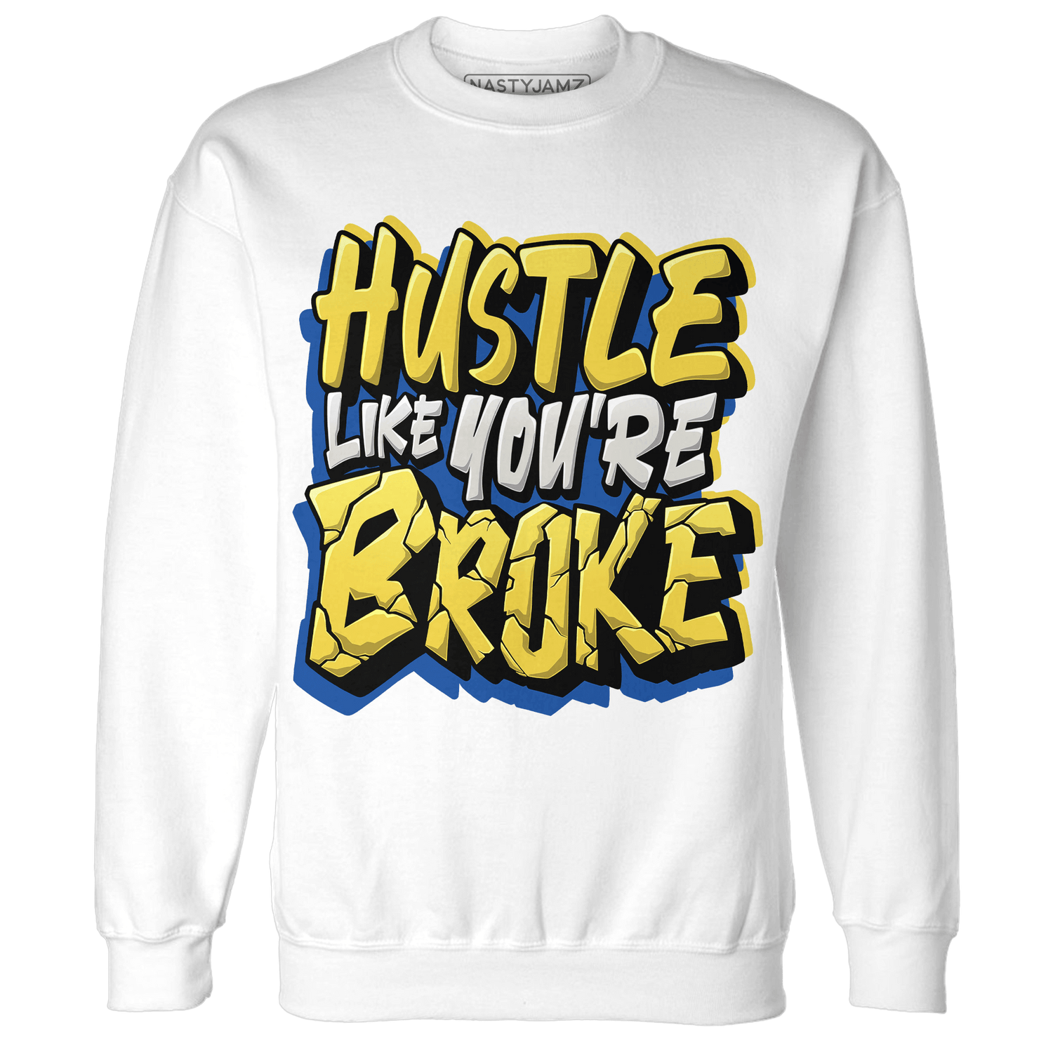 Low OG Canary TVSC 1s Sweatshirt Match Hustle Like Broke - NastyJamz